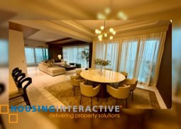 furnished 3br unit with balcony and parking for sale in grand hyatt residences
