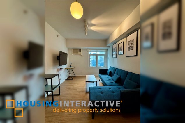 furnished 1br unit with parking for sale in two serendra