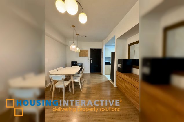 furnished 1br unit with parking for sale in two serendra