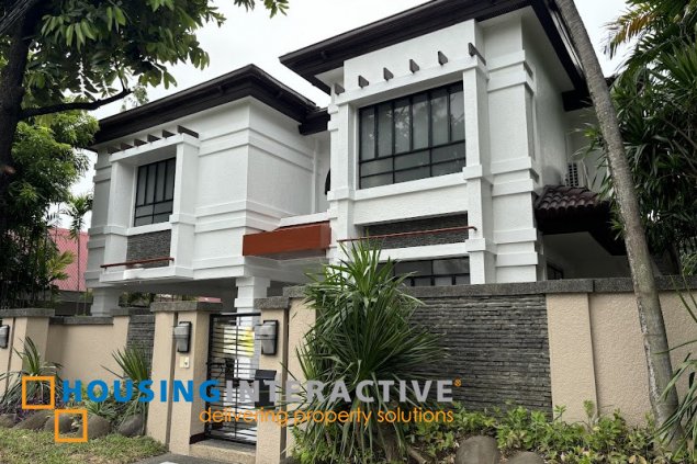 4br house for lease or rent in ayala alabang