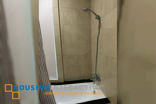 for lease fully furnished 2br unit with maid’s room and parking in sapphire residences, bgc, taguig