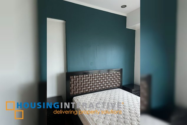 for lease fully furnished 2br unit with maid’s room and parking in sapphire residences, bgc, taguig