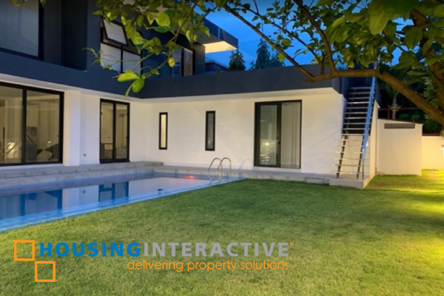 for sale 5 br brand new house in ayala alabang village