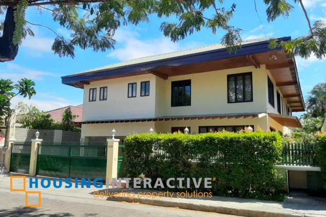 for lease fully furnished house and lot in ayala alabang village, muntinlupa city