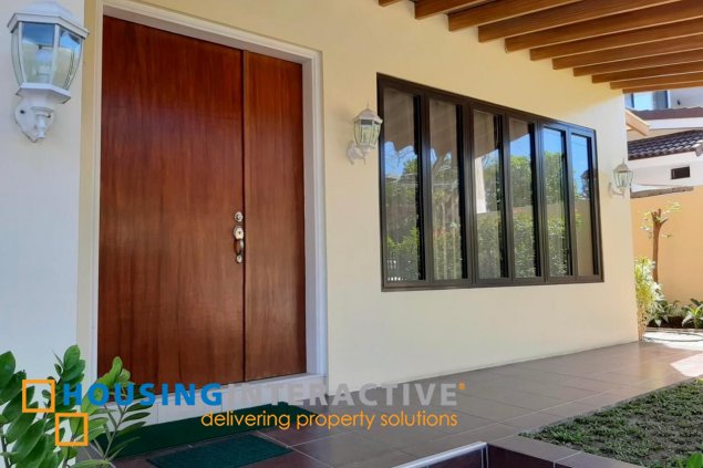 for lease fully furnished house and lot in ayala alabang village, muntinlupa city