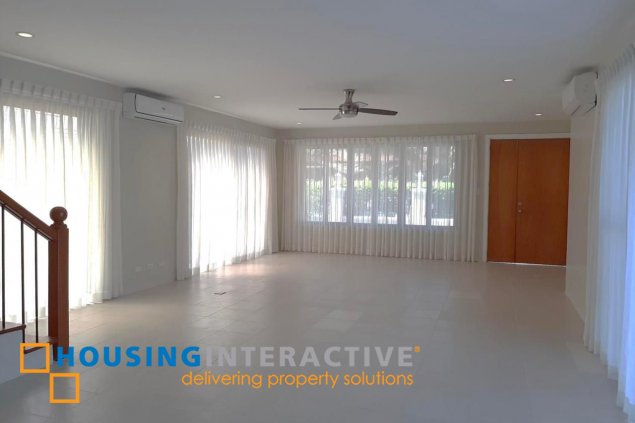 for lease fully furnished house and lot in ayala alabang village, muntinlupa city