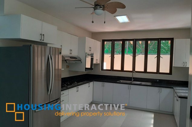 for lease fully furnished house and lot in ayala alabang village, muntinlupa city