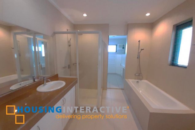 for lease fully furnished house and lot in ayala alabang village, muntinlupa city