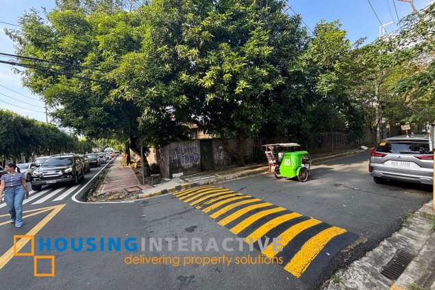 for sale prime corner lot in gilmore, new manila, quezon city