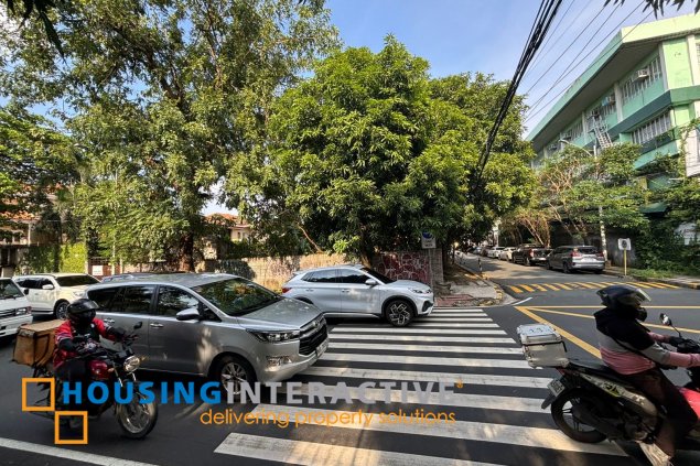 for sale prime corner lot in gilmore, new manila, quezon city