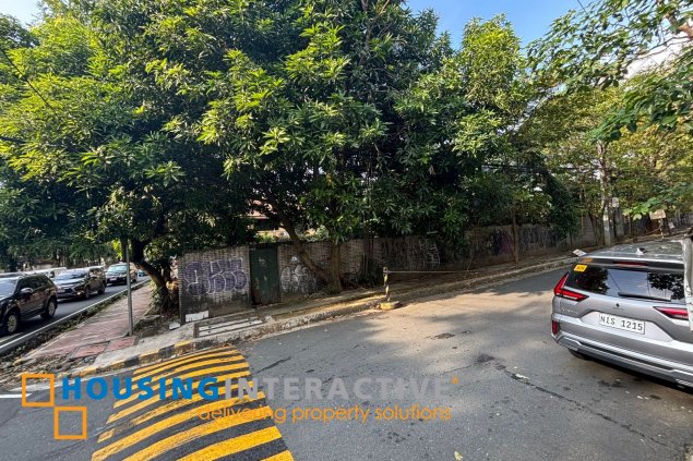 for sale prime corner lot in gilmore, new manila, quezon city