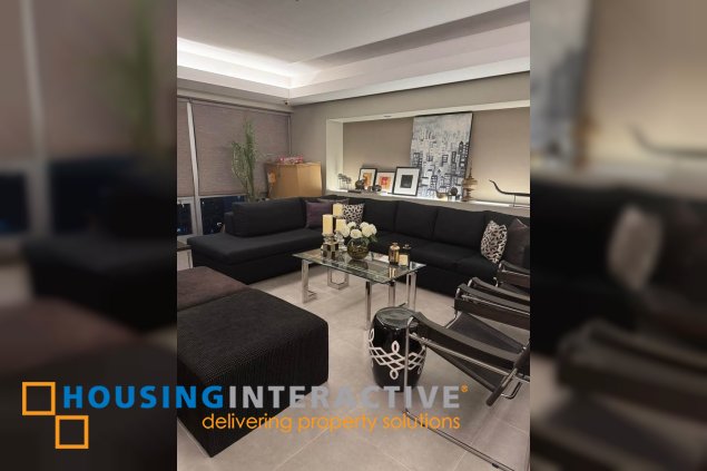 semi-furnished 3br unit with parking for sale in three salcedo place
