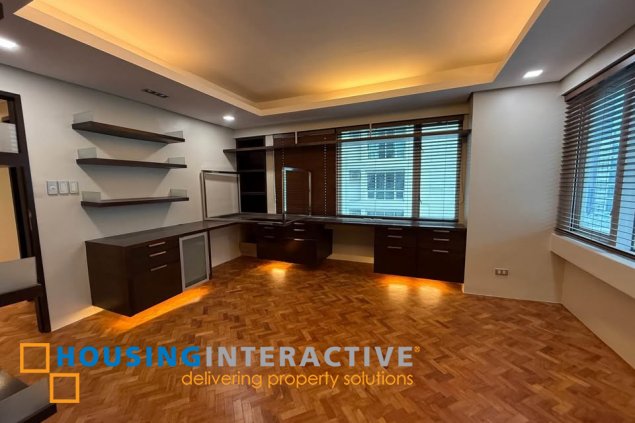 semi-furnished 3br unit with parking for sale in three salcedo place