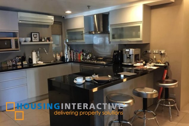 semi-furnished 3br unit with parking for sale in three salcedo place