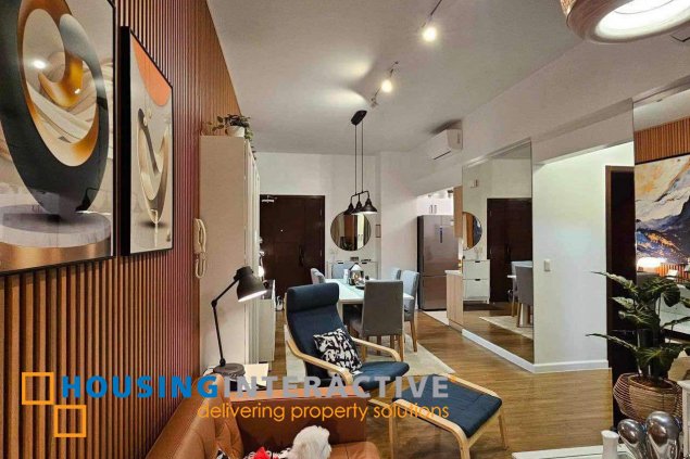 for sale fully furnished 2 bedroom unit in verve residences, tower 2, bgc, taguig