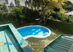 semi furnished 4br with swimming pool and garden for rent in ayala alabang