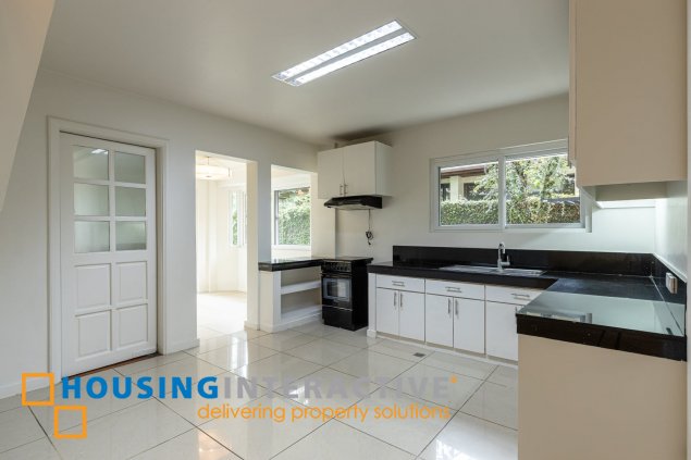 semi furnished 4br with swimming pool and garden for rent in ayala alabang