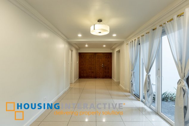 semi furnished 4br with swimming pool and garden for rent in ayala alabang