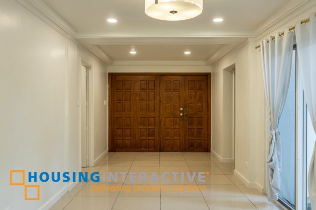 semi furnished 4br with swimming pool and garden for rent in ayala alabang