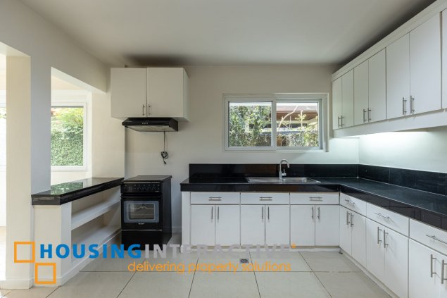 semi furnished 4br with swimming pool and garden for rent in ayala alabang