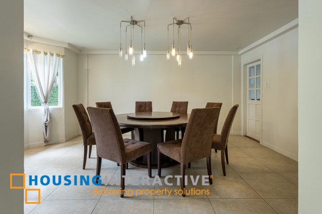 semi furnished 4br with swimming pool and garden for rent in ayala alabang