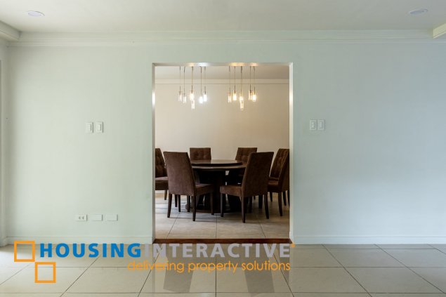 semi furnished 4br with swimming pool and garden for rent in ayala alabang