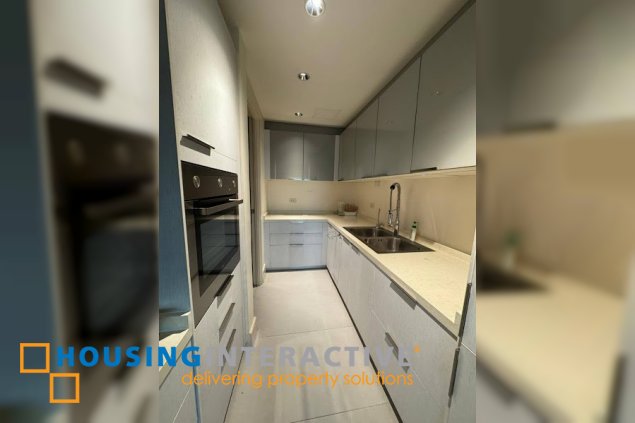 semi furnished 3br flat with parking for lease in edades tower