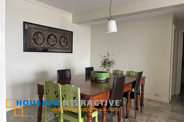 semi-furnished 3br unit with parking for lease in skyland plaza tower