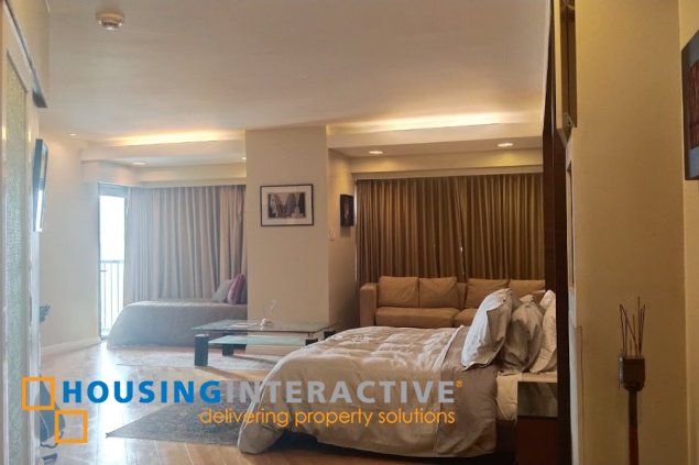 for sale fully furnished rare new york–style 1br unit in one rockwell east tower