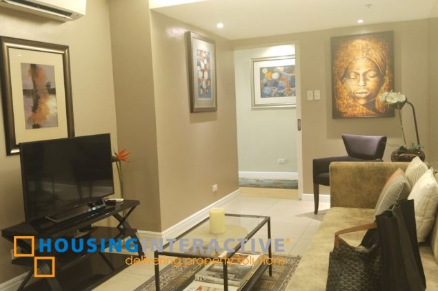 for sale fully furnished rare new york–style 1br unit in one rockwell east tower