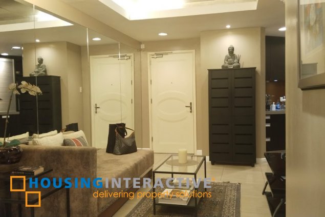 for sale fully furnished rare new york–style 1br unit in one rockwell east tower