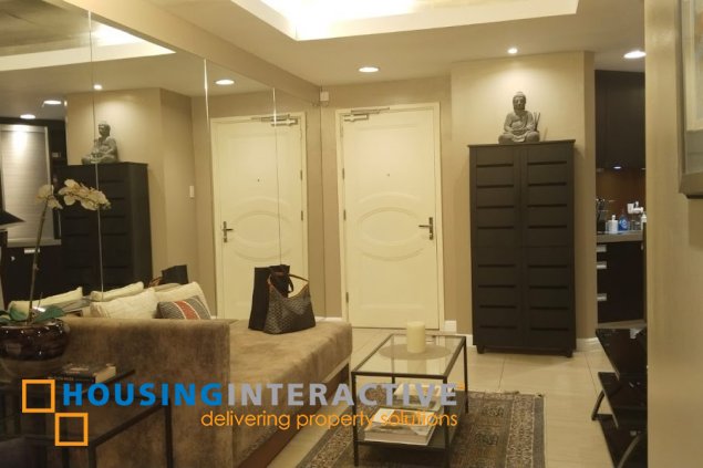 for sale fully furnished rare new york–style 1br unit in one rockwell east tower