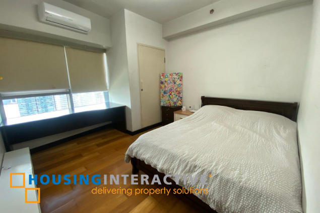 furnished 2br with balcony and parking for sale in the residences at greenbelt