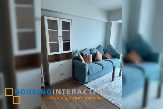 fully furnished 1br unit with balcony for lease in kroma tower