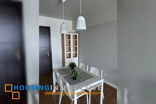 fully furnished 1br unit with balcony for lease in kroma tower