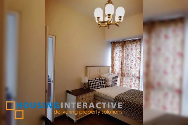 fully furnished 2br unit with balcony and parking for sale in shang salcedo place