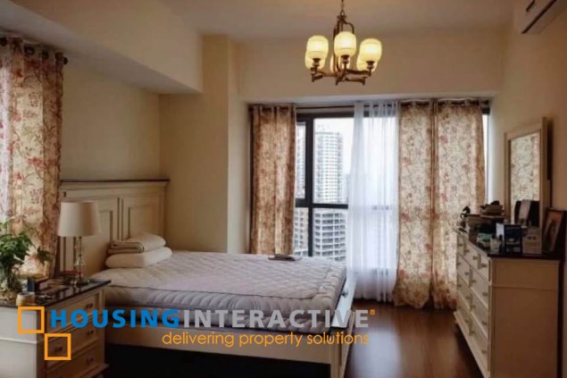 fully furnished 2br unit with balcony and parking for sale in shang salcedo place