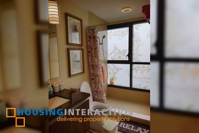 fully furnished 2br unit with balcony and parking for sale in shang salcedo place