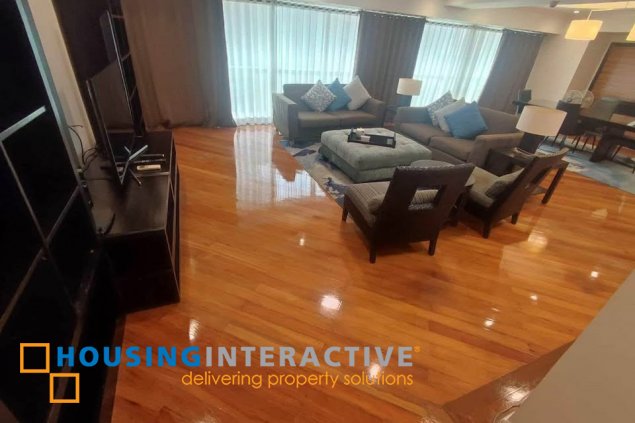 fully furnished 3br unit for lease in forbes tower