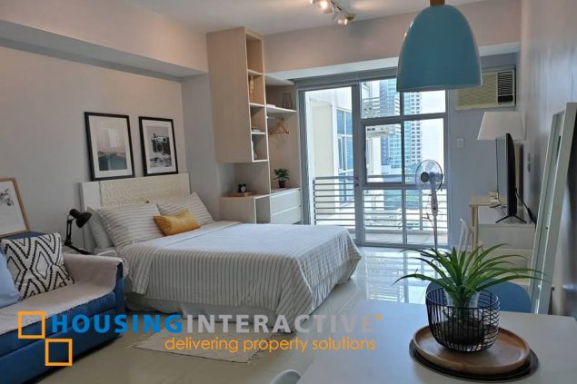 fully furnished studio unit for sale in greenbelt excelsior