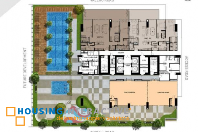 3br unit with parking for sale in the gentry residences