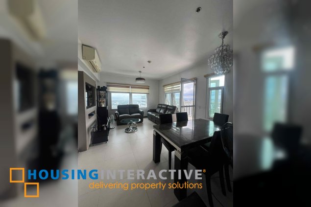 fully furnished 2br unit with parking for sale in two serendra