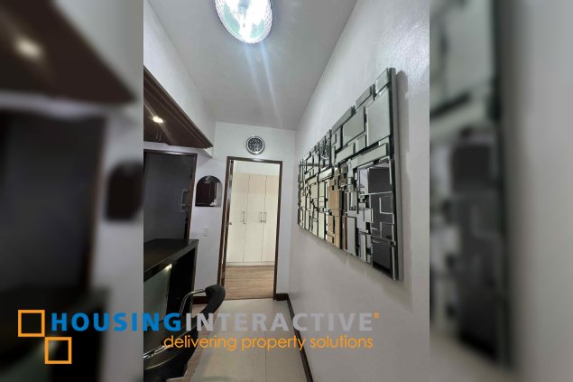 fully furnished 2br unit with parking for sale in two serendra