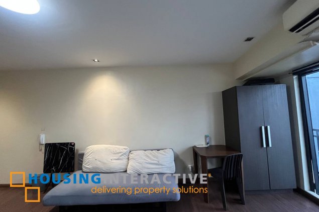 furnished studio type unit for lease in knightsbridge residences