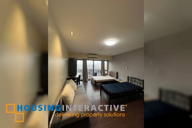 furnished studio type unit for lease in knightsbridge residences