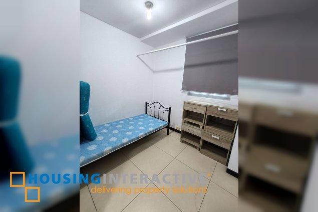 fully furnished 2br unit with parking for lease in one serendra