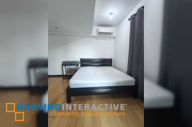 fully furnished 2br unit with parking for lease in one serendra