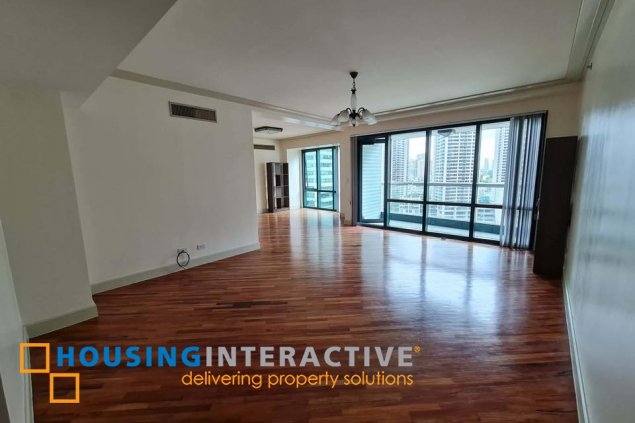 semi-furnished 2br unit with balcony and parking for lease in amorsolo square