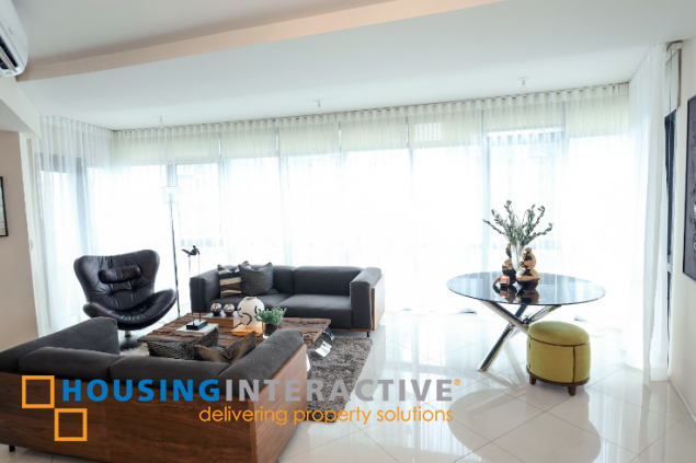 for sale fully furnished 3br with parking slots in arya residences tower 2