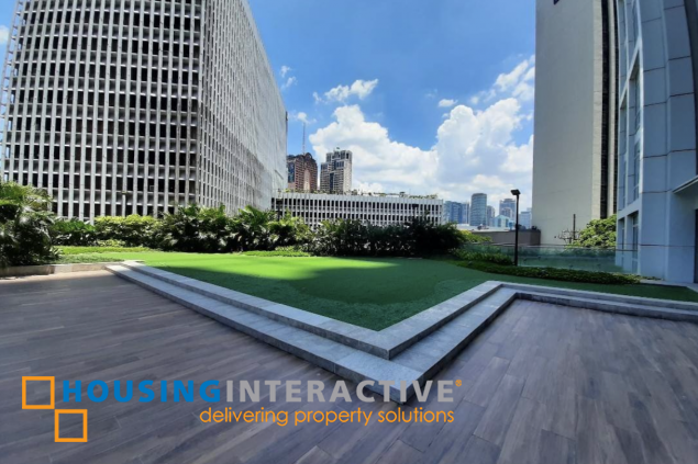 fully furnished 3br with parking for rent in two roxas triangle